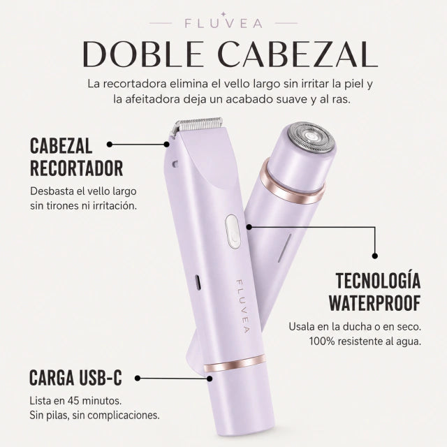 Rasuradora Fluvea® - Olvídate del dolor al rasurarte.