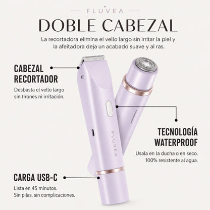 Rasuradora Fluvea® - Olvídate del dolor al rasurarte.
