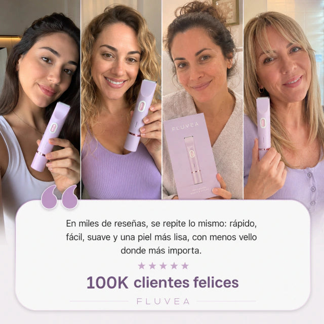Rasuradora Fluvea® - Olvídate del dolor al rasurarte.